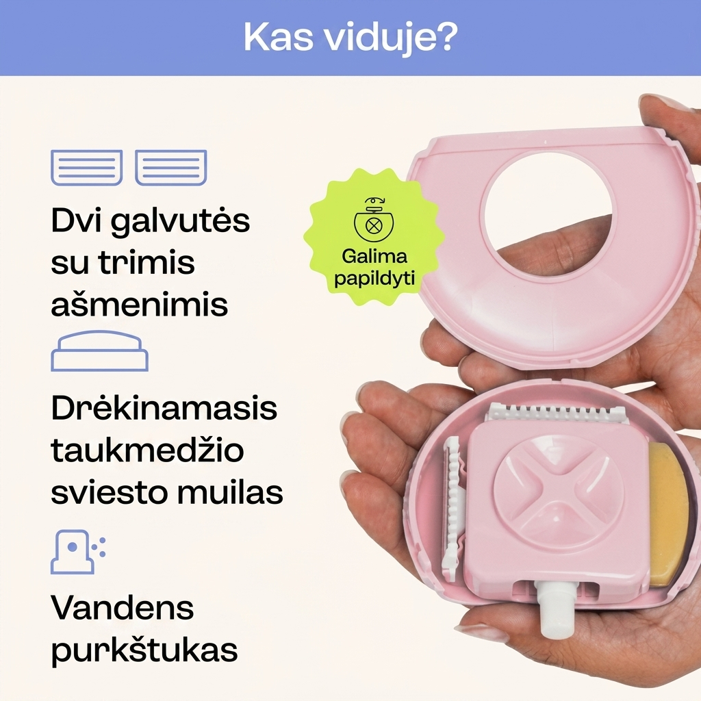 Shavy™ Nešiojamas Skustuvas